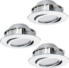 Faretto-Ad-Incasso-Contemporaneo-Pineda-Policarbonato-Cromo-3-Luci-Led-5,5W