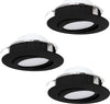 Faretto-Ad-Incasso-Contemporaneo-Pineda-Policarbonato-Nero-3-Luci-Led-5,5W