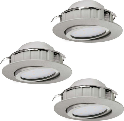 Faretto-Ad-Incasso-Contemporaneo-Pineda-Policarbonato-Nichel-Satinato-3-Led-5,5W
