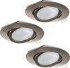 Faretto-Ad-Incasso-Contemporaneo-Tedo-Alluminio-Nichel-Satinato-3-Luci-Gu10-4,6W