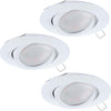 Faretto-Ad-Incasso-Contemporaneo-Tedo-In-Alluminio-Bianco-3-Luci-Gu10-4,6W