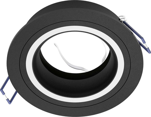 Faretto-Ad-Incasso-Moderno-Carosso-Alluminio-Nero-1-Luce-Gu10-35W-Ip20