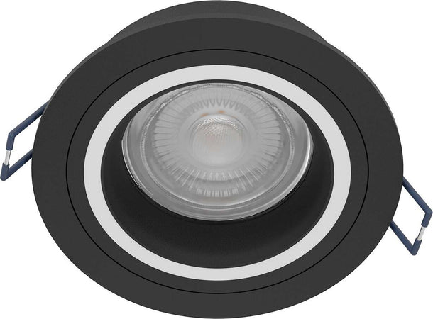 Faretto-Ad-Incasso-Moderno-Carosso-Z-Alluminio-Nero-Led-Integrato-4,7W