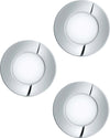 Faretto-Ad-Incasso-Moderno-Fueva-1-In-Metallo-Cromo-3-Luci-Led-2,8W-3000K