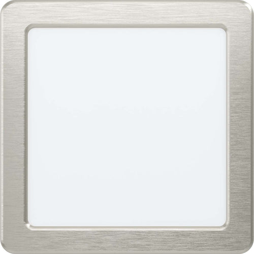 Faretto-Ad-Incasso-Moderno-Fueva-5-Acciaio-Nichel-Satinato-Led-11W-3000K