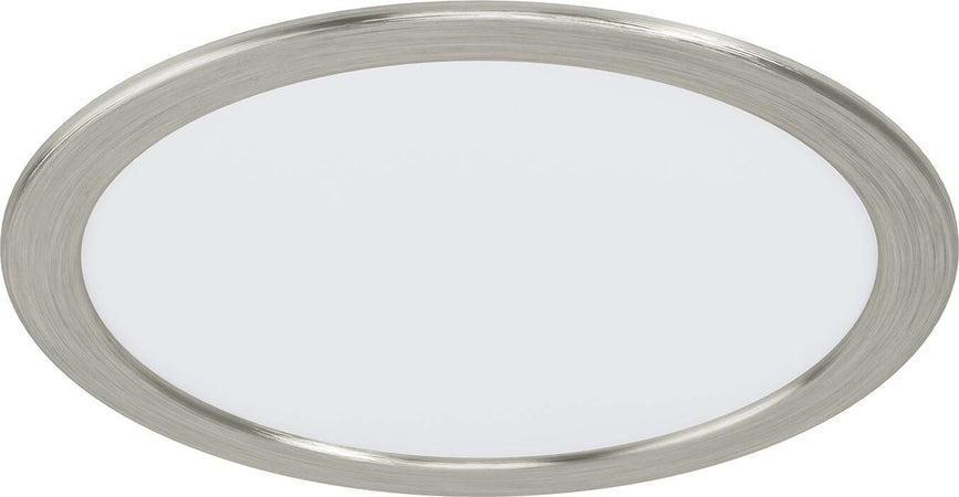 Faretto-Ad-Incasso-Moderno-Fueva-5-Acciaio-Nichel-Satinato-Led-Integrato-17W