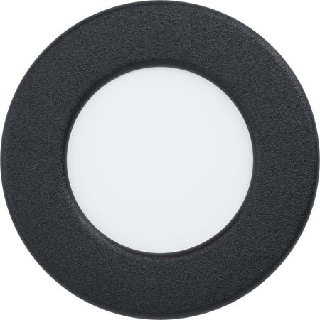 Faretto-Ad-Incasso-Moderno-Fueva-5-In-Acciaio-Nero-Led-Integrato-2,7W-3000K