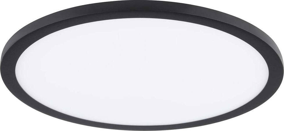 Faretto-Ad-Incasso-Moderno-Fueva-Flex-In-Alluminio-Nero-Led-Integrato-22W-3000K