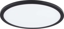 Faretto-Ad-Incasso-Moderno-Fueva-Flex-In-Alluminio-Nero-Led-Integrato-22W-4000K