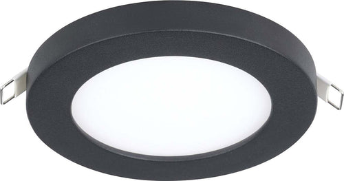Faretto-Ad-Incasso-Moderno-Fueva-Flex-In-Alluminio-Nero-Led-Integrato-5,5W-4000K