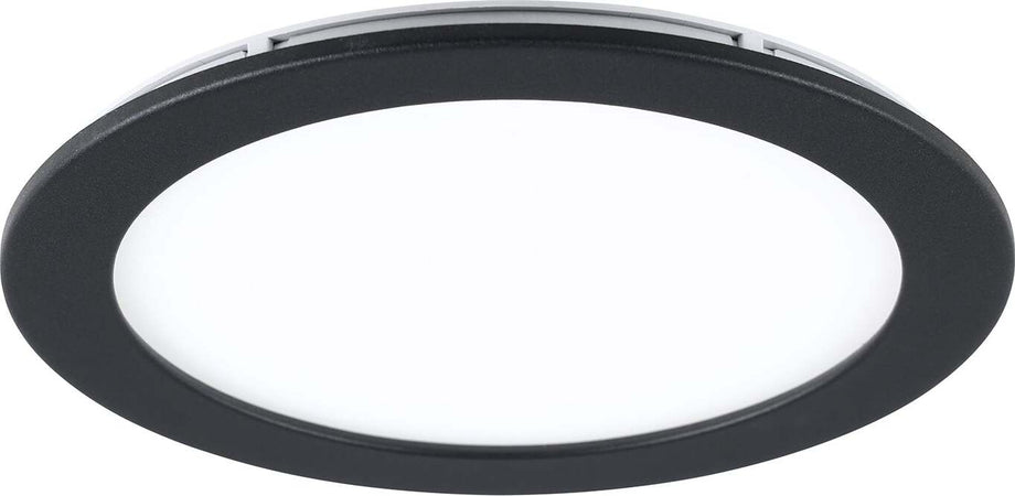 Faretto-Ad-Incasso-Moderno-Fueva-Z-Acciaio-Nero-Led-Integrato-10,5W-2700-6500K