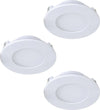 Faretto-Ad-Incasso-Moderno-Fueva-Z-In-Acciaio-Bianco-3-Luci-Led-2,8W-2700-6500K