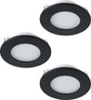 Faretto-Ad-Incasso-Moderno-Fueva-Z-In-Acciaio-Nero-3-Luci-Led-2,8W-2700-6500K