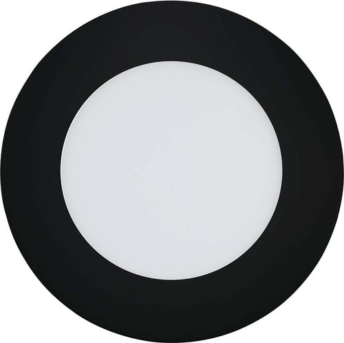 Faretto-Ad-Incasso-Moderno-Fueva-Z-In-Acciaio-Nero-Led-Integrato-5,4W-2700-6500K