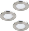 Faretto-Ad-Incasso-Moderno-Fueva-Z-In-Acciaio-Nichel-Satinato-3-Luci-Led-2,8W