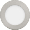 Faretto-Ad-Incasso-Moderno-Fueva-Z-In-Acciaio-Nichel-Satinato-Led-Integrato-5,4W