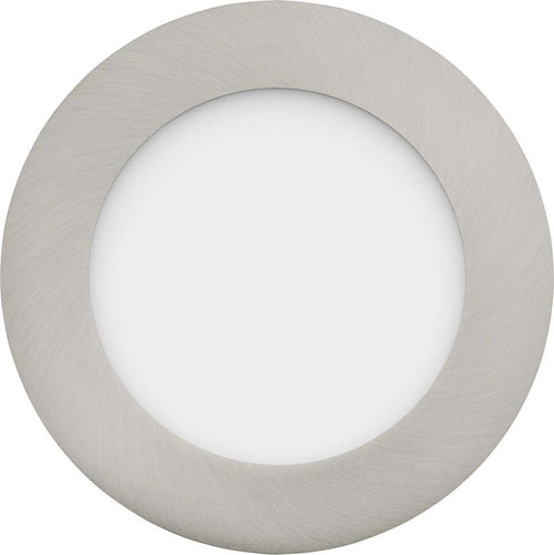 Faretto-Ad-Incasso-Moderno-Fueva-Z-In-Acciaio-Nichel-Satinato-Led-Integrato-5,4W