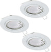 Faretto-Ad-Incasso-Moderno-Peneto-In-Acciaio-Bianco-3-Luci-Gu10-4,6W