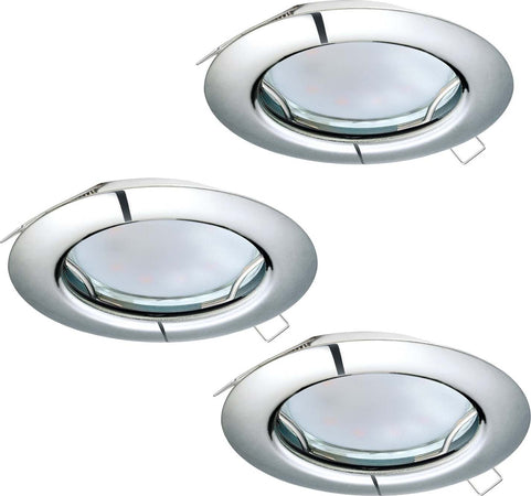 Faretto-Ad-Incasso-Moderno-Peneto-In-Acciaio-Cromo-3-Luci-Gu10-2,8W