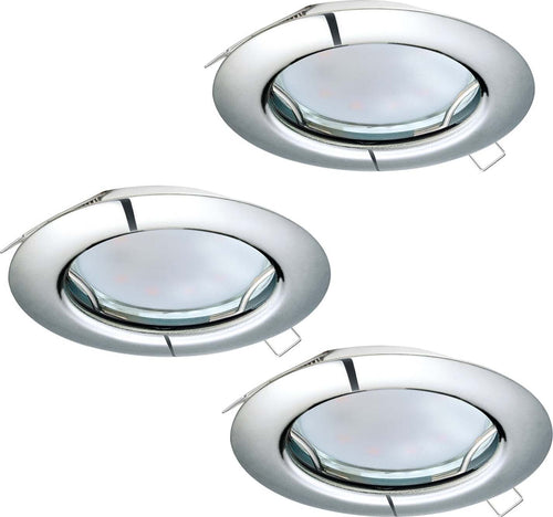 Faretto-Ad-Incasso-Moderno-Peneto-In-Acciaio-Cromo-3-Luci-Gu10-2,8W
