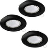 Faretto-Ad-Incasso-Moderno-Peneto-In-Acciaio-Nero-3-Luci-Gu10-4,6W