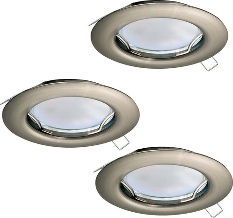 Faretto-Ad-Incasso-Moderno-Peneto-In-Acciaio-Nichel-Satinato-3-Luci-Gu10-2,8W