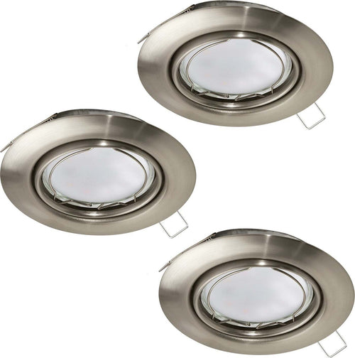 Faretto-Ad-Incasso-Moderno-Peneto-In-Acciaio-Nichel-Satinato-3-Luci-Gu10-4,6W