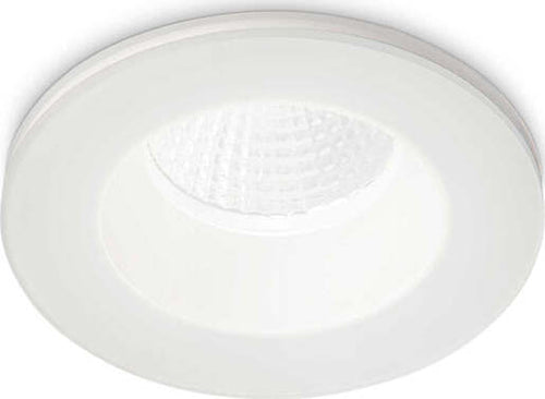 Faretto-Ad-Incasso-Moderno-Room-65-Alluminio-Bianco-Led-8W-3000K-Luce-Calda
