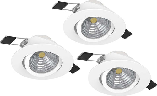 Faretto-Ad-Incasso-Moderno-Saliceto-In-Alluminio-Bianco-3-Luci-Led-6W-2700K
