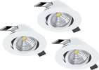 Faretto-Ad-Incasso-Moderno-Saliceto-In-Alluminio-Bianco-3-Luci-Led-6W-4000K