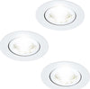 Faretto-Ad-Incasso-Moderno-Saliceto-In-Alluminio-Bianco-3-Luci-Led-6W-4000K