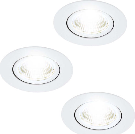 Faretto-Ad-Incasso-Moderno-Saliceto-In-Alluminio-Bianco-3-Luci-Led-6W-4000K