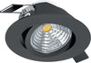 Faretto-Ad-Incasso-Moderno-Saliceto-In-Alluminio-Nero-Led-Integrato-6W-2700K
