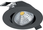 Faretto-Ad-Incasso-Moderno-Saliceto-In-Alluminio-Nero-Led-Integrato-6W-2700K