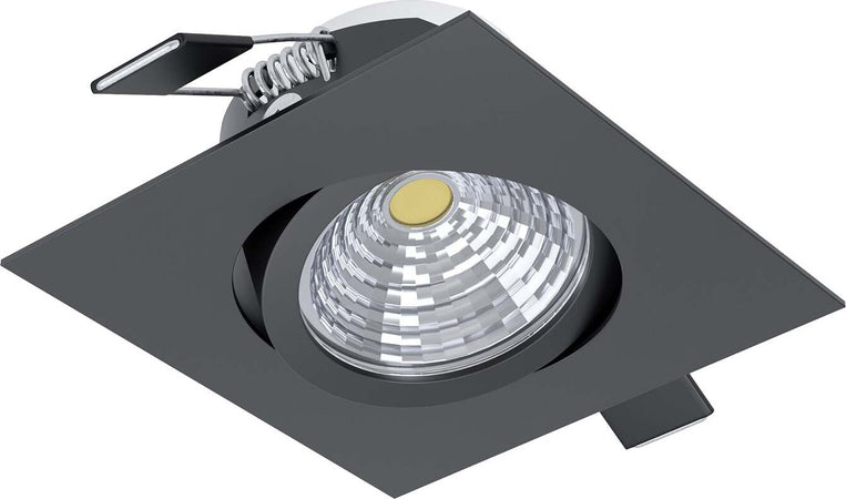 Faretto-Ad-Incasso-Moderno-Saliceto-In-Alluminio-Nero-Led-Integrato-6W-4000K