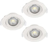 Faretto-Ad-Incasso-Moderno-Sartiano-Policarbonato-Bianco-3-Luci-Led-4,6W