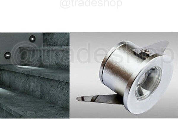 Faretto Ad Incasso Segnapasso A Led 1w 220v Luce Fredda Calda Punto Luce Scale Illuminazione/Illuminazione per interni/Lampadari lampade a sospensione e plafoniere/Faretti da soffitto Trade Shop italia - Napoli, Commerciovirtuoso.it