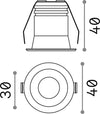Faretto-Ad-Incasso-Virus-Alluminio-Bianco-Led-3W-3000K-Luce-Calda