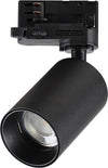 Faretto-Binario-Byte-Metallo-Nero-1-Luce-Gu10-7W-3000K-Luce-Calda