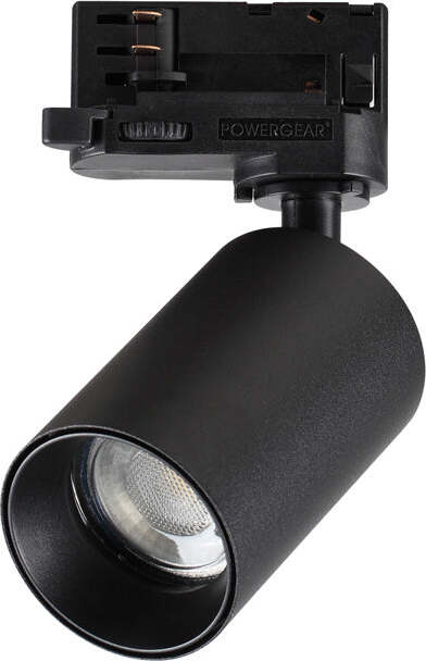 Faretto-Binario-Byte-Metallo-Nero-1-Luce-Gu10-7W-3000K-Luce-Calda