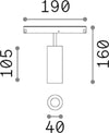 Faretto-Binario-Singolo-Ego-Alluminio-Nero-1-Luce-12W-3000K-Luce-Calda-1-10V
