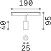 Faretto-Binario-Singolo-On-Off-Ego-Alluminio-Ottone-1-Luce-3W-3000K-Luce-Calda