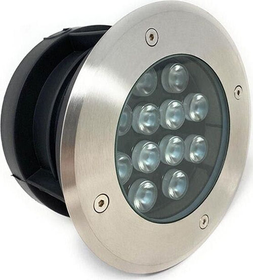 Faretto-Calpestabile-Da-Terra-Segnapassi-Carrabile-12-W-Led-Luce-Calda-Ip67