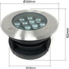 Faretto-Calpestabile-Da-Terra-Segnapassi-Carrabile-12-W-Led-Luce-Naturale-Ip67