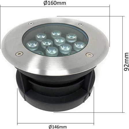 Faretto-Calpestabile-Da-Terra-Segnapassi-Carrabile-12-Watt-Led-Luce-Bianca-Ip67