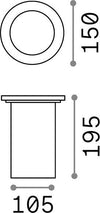 Faretto-Calpestabile-Moderno-Park-Metallo-Cromo-1-Luce-E27
