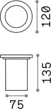 Faretto-Calpestabile-Moderno-Park-Metallo-Cromo-1-Luce-Gu10