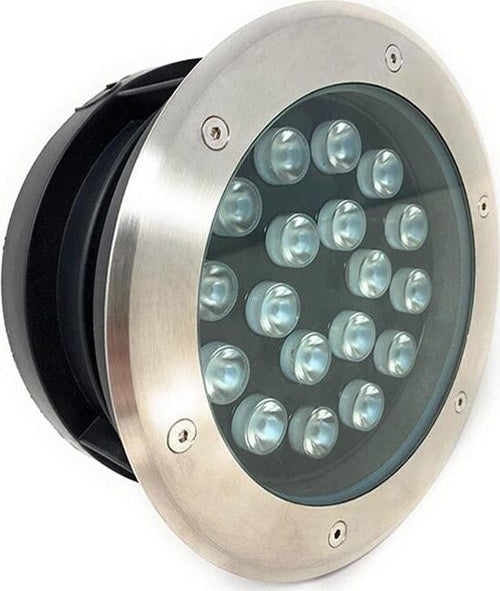 Faretto-Carrabile-Calpestabile-Segnapassi-Da-Terra-18-W-Led-Luce-Calda-Ip67