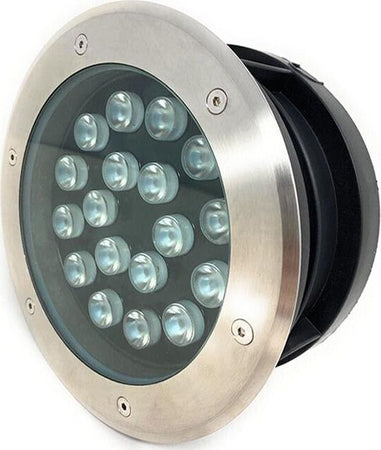 Faretto-Carrabile-Calpestabile-Segnapassi-Da-Terra-18-W-Led-Luce-Calda-Ip67