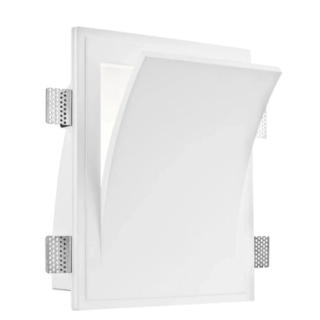 *STOCK* Portafaretto In Gesso Ceramico ad incasso 250x310x95mm 40W GU10 IP20